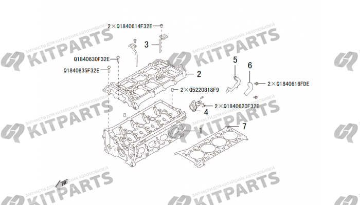 ГОЛОВКА ЦИЛИНДРА В СБОРЕ 4 Haval H6