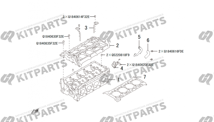 4C20 - головка блока цилиндров 2 Haval H8