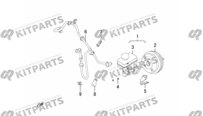 Вакуумный усилитель тормоза Haval H9