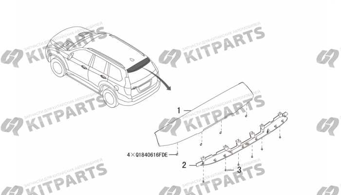 Спойлер Haval H9