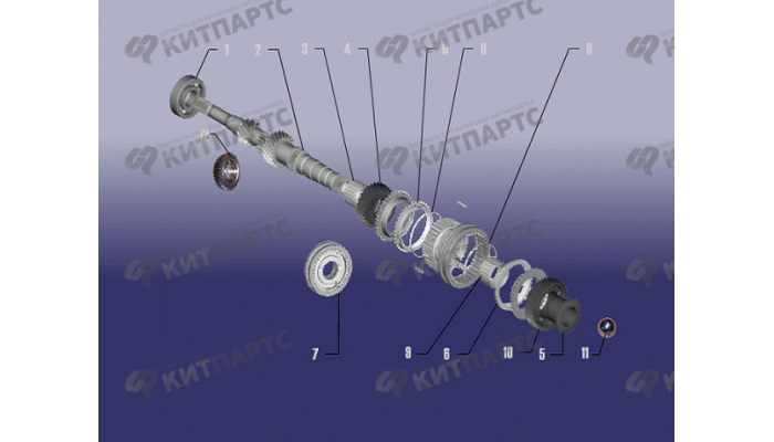 Вал первичный Chery Fora (A21)