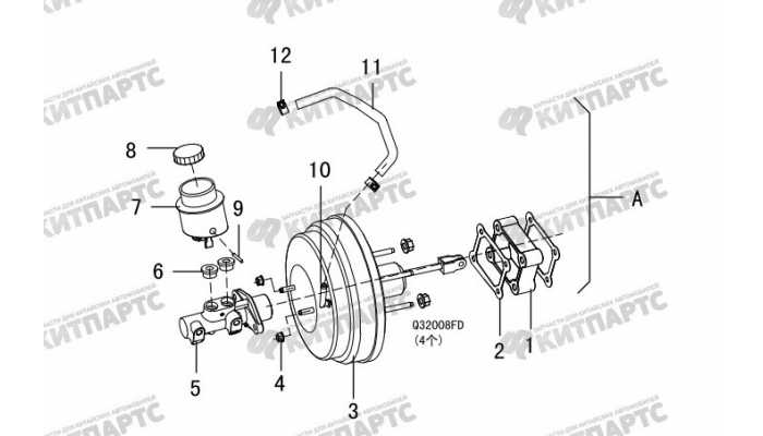 Вакуумный усилитель (бензин) Great Wall Hover H5