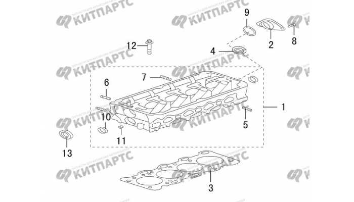 Головка блока цилиндров Great Wall DW Hower H5