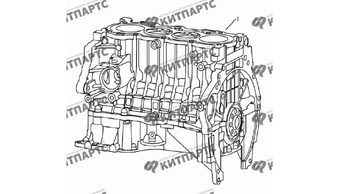 Блок цилиндров в сборе Geely Emgrand (EC7)